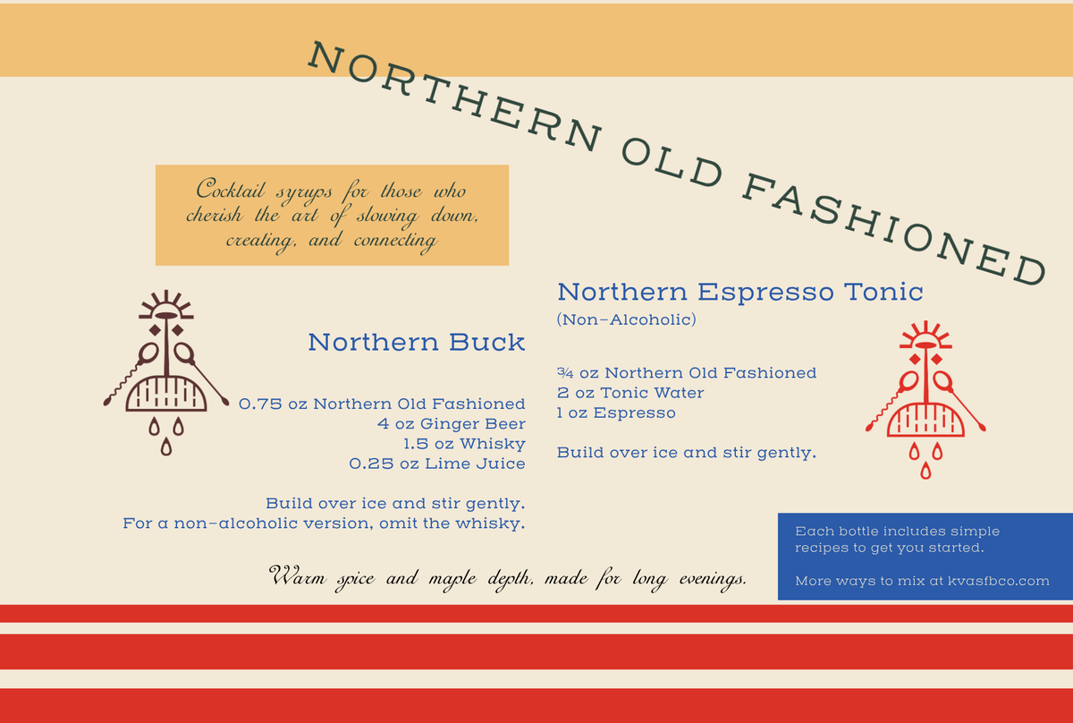 Northern Old Fashioned Cocktail Syrup