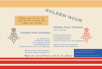 Golden Hour Sour Cocktail Syrup